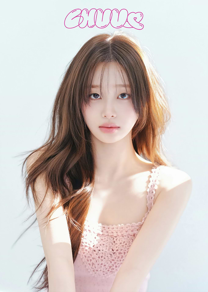 Portrait of Chuu in Pink Top