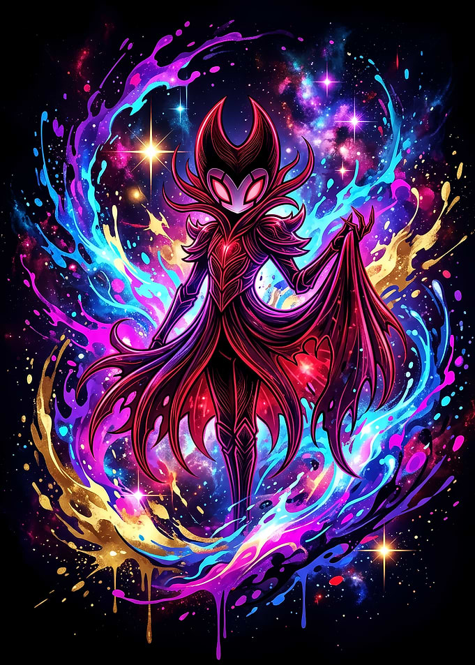Grimm Hollow Knight Cosmic Art