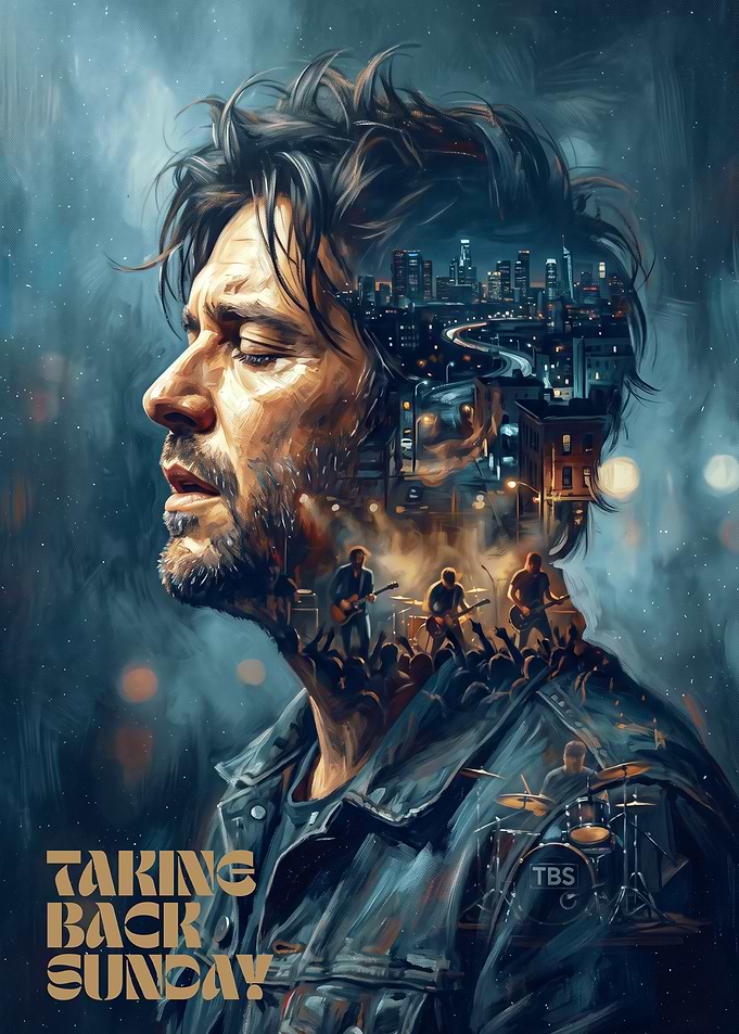 Taking Back Sunday Double Exposure Poster
