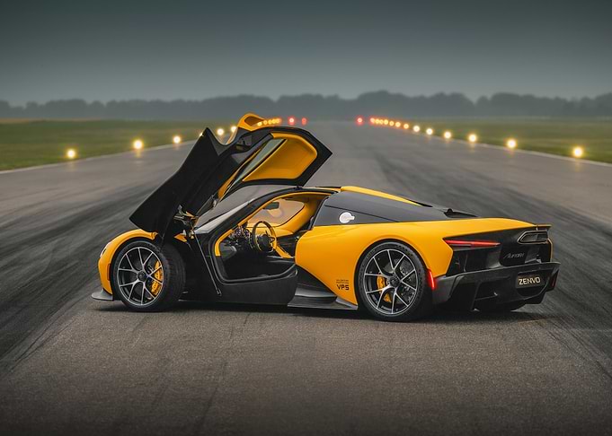 Yellow Zenvo Aurora Supercar