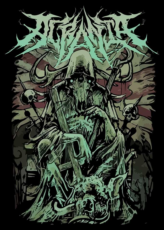 Dark Fantasy Necromancer Illustration