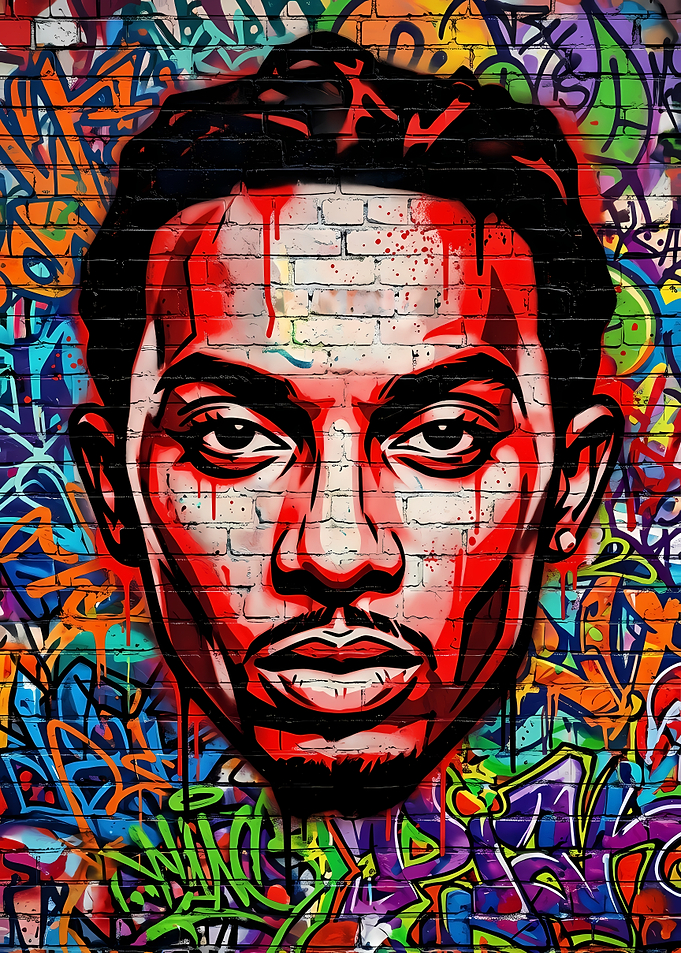 Playboi Carti Graffiti Portrait