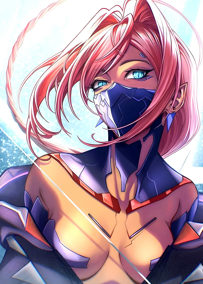 Signalis Girl with Mask