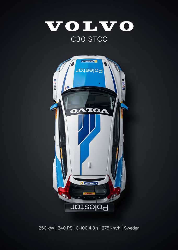 Volvo C30 STCC Polestar Racing Car
