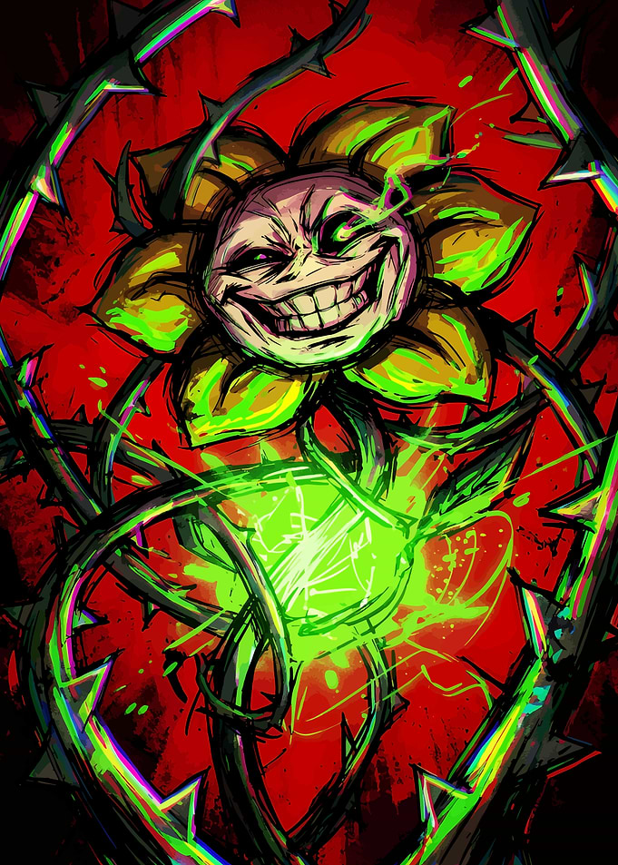 Flowey Undertale Fan Art