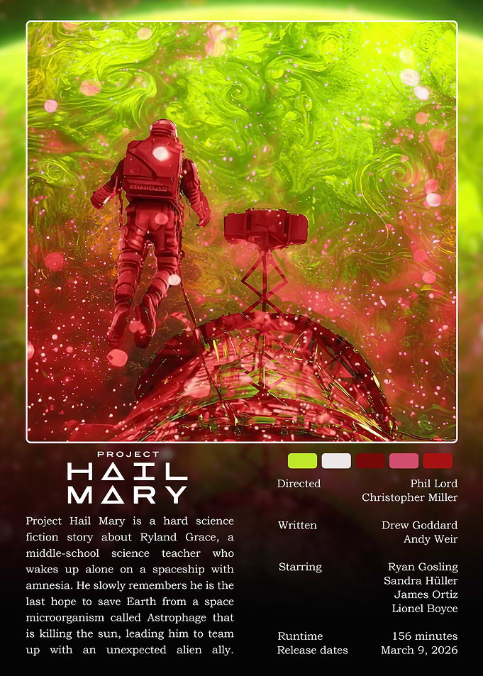 Project Hail Mary Movie Poster
