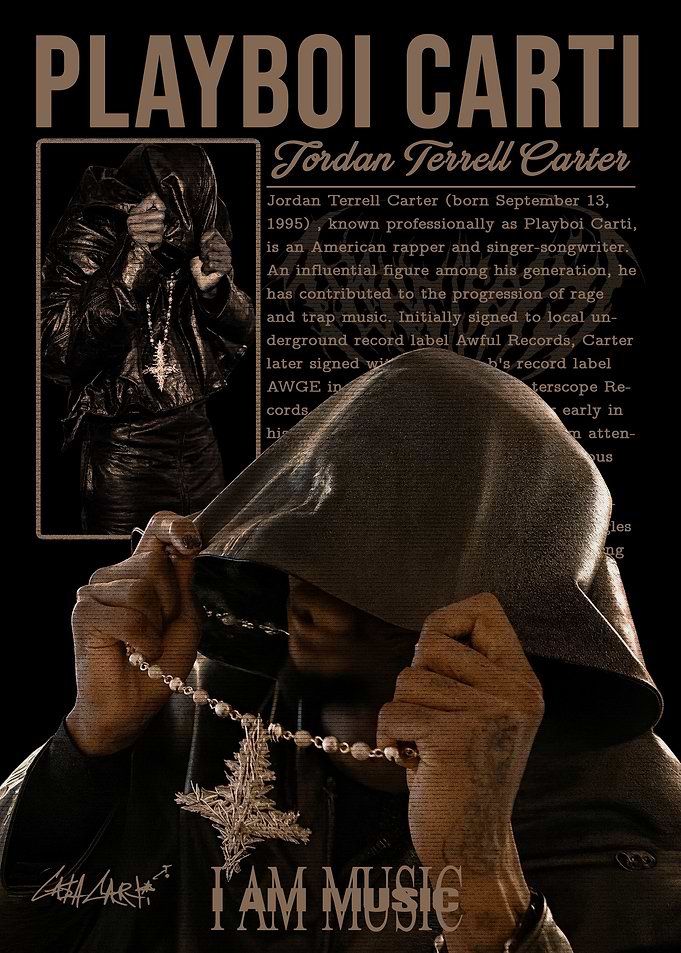 Playboi Carti I Am Music Poster
