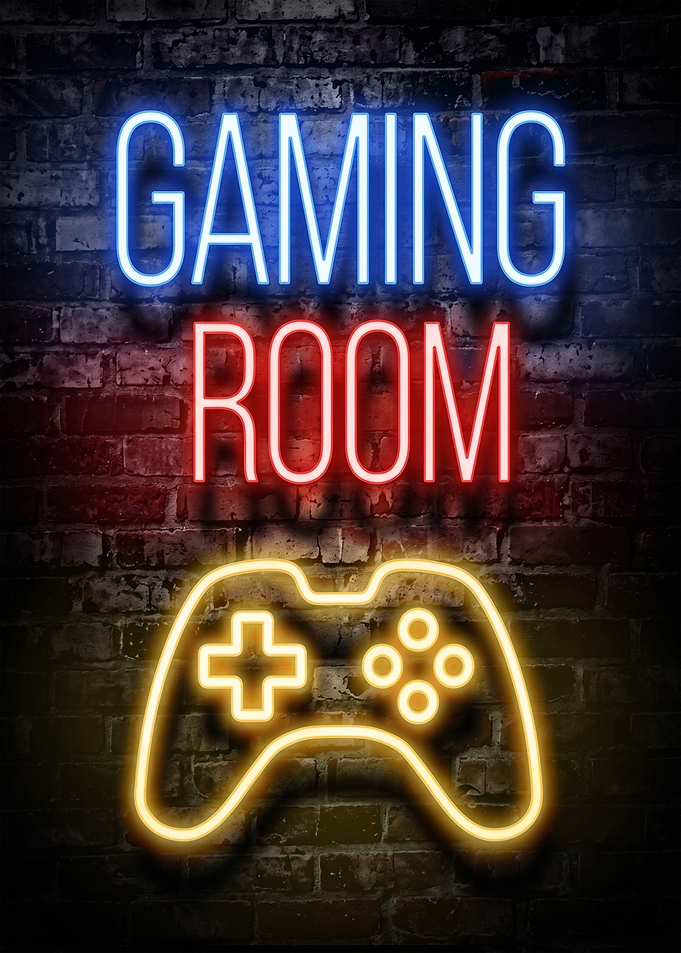 Gaming Room Neon Sign Wall Decor