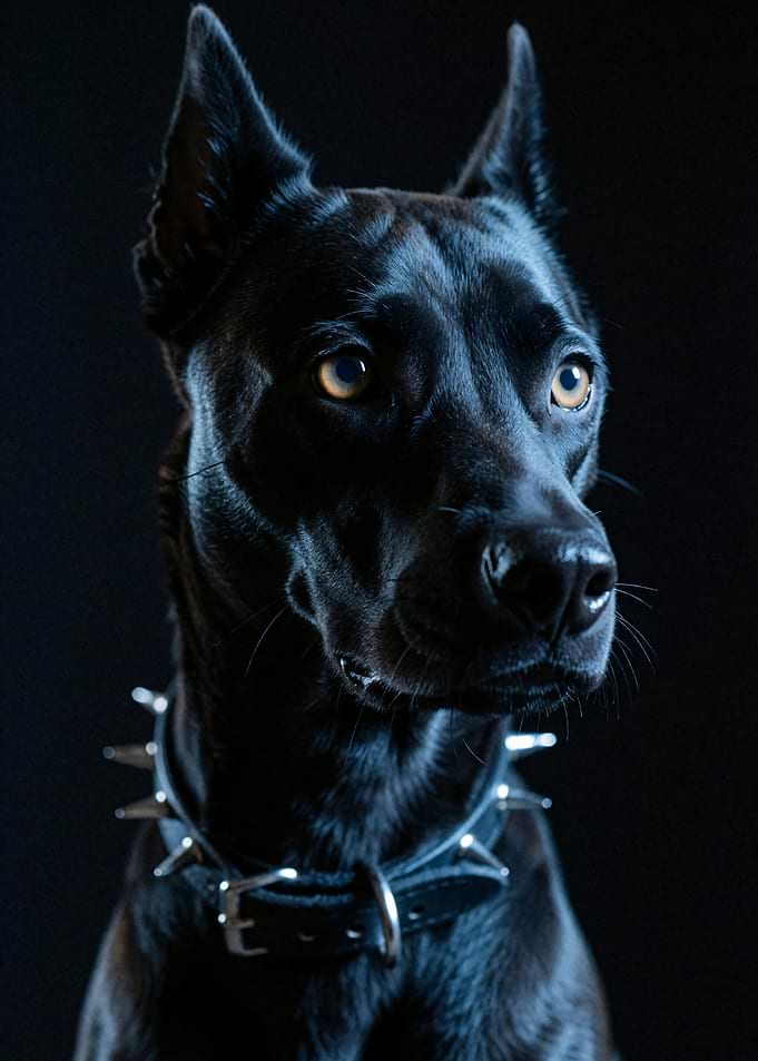 Black Doberman