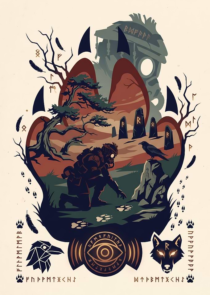 Apex Legends Bloodhound Poster Art