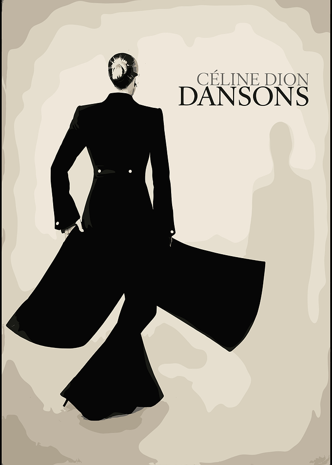 Céline Dion Dansons Minimalist Poster