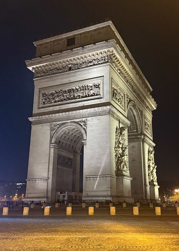 Arc de Triomphe at Night