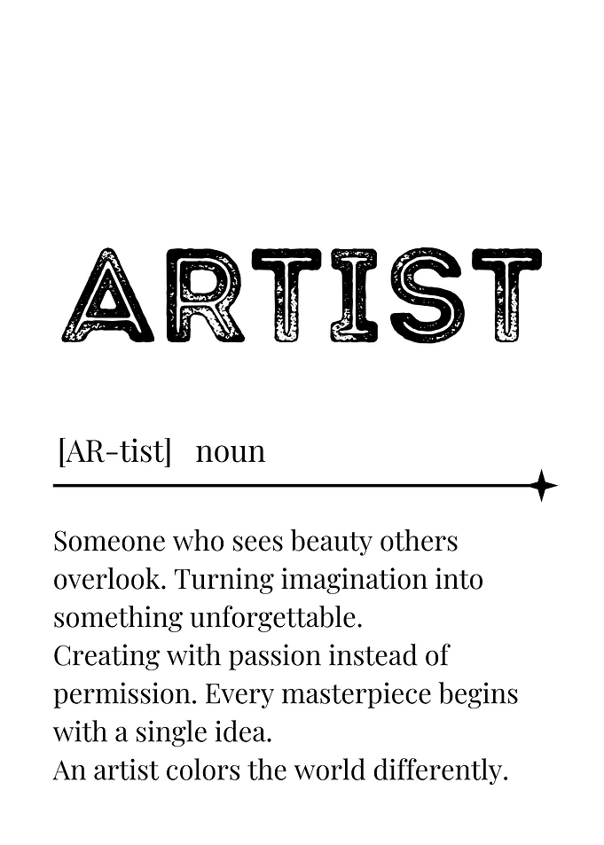 Artist Definition
