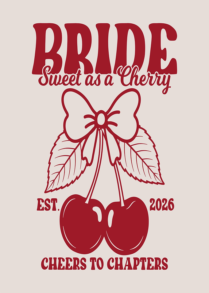 Bride Sweet as a Cherry Design