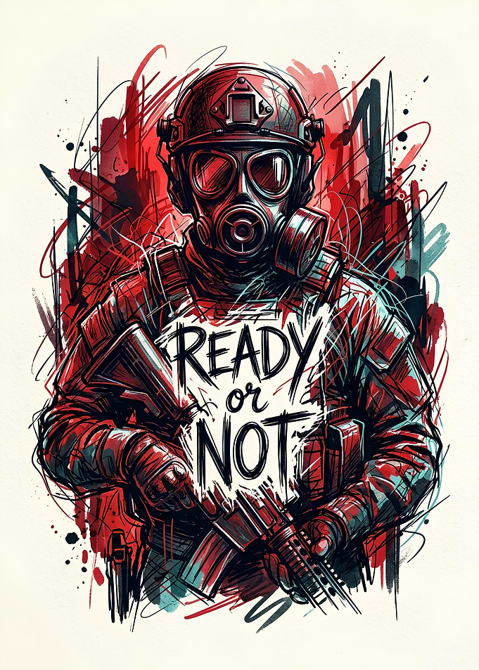 Ready or Not Tactical Soldier Art