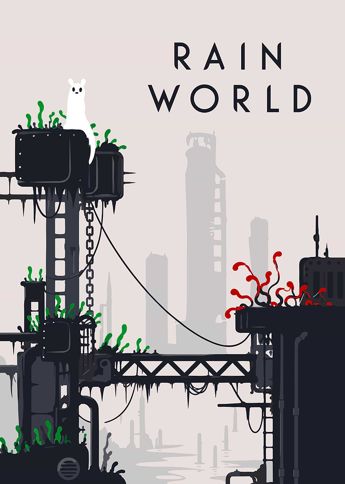 Rain World Slugcat Poster