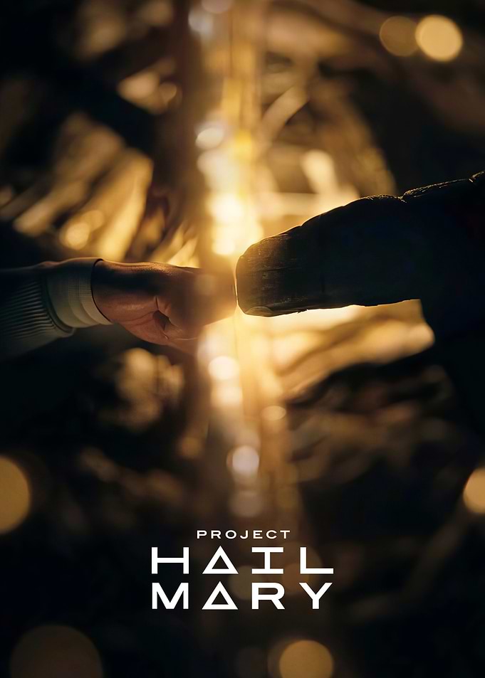 Project Hail Mary Fist Bump Poster