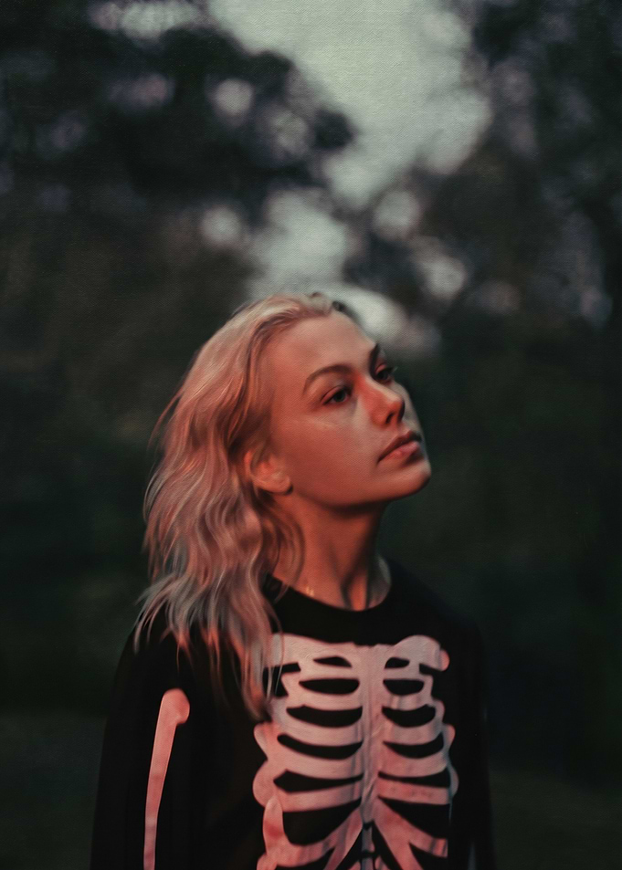 Phoebe Bridgers in Skeleton Shirt
