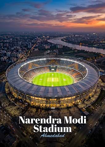 Narendra Modi Stadium Aerial View