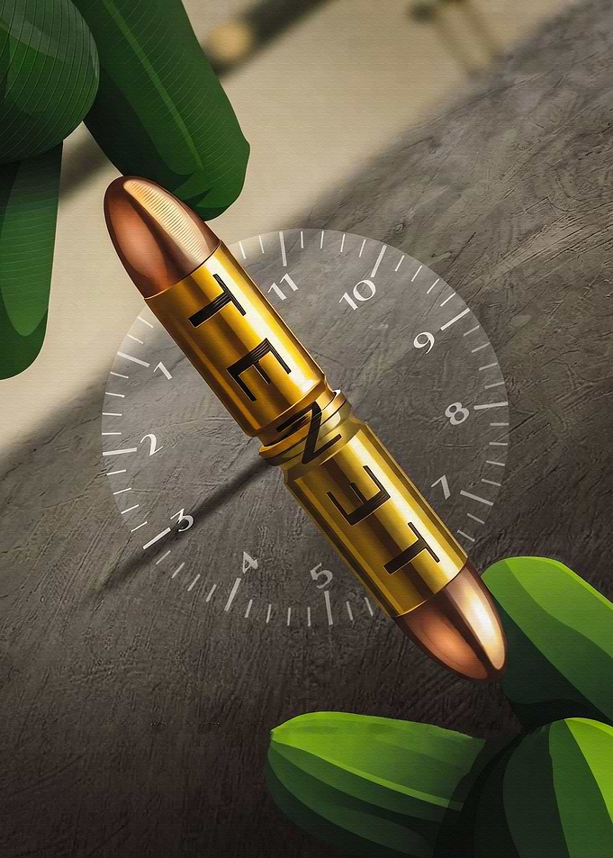 Tenet Movie Poster Bullet Concept