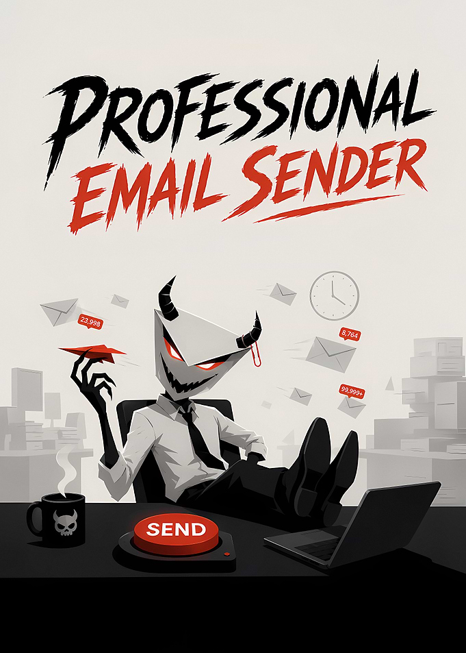 Professional Email Sender – Funny Office Monster