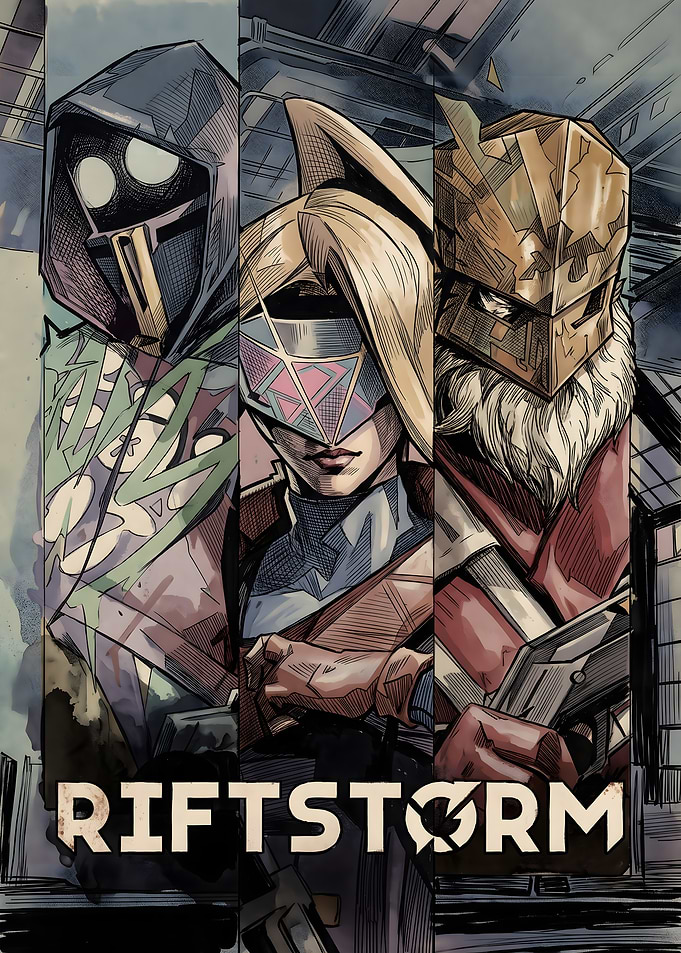 Riftstorm Game Character Poster