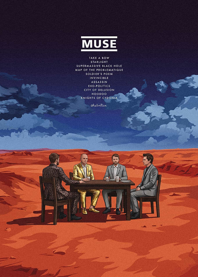 Muse Black Holes and Revelations Portrait