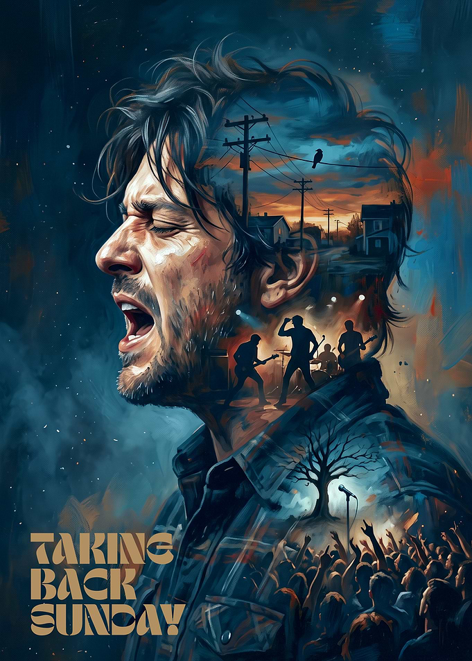 Taking Back Sunday Band Poster
