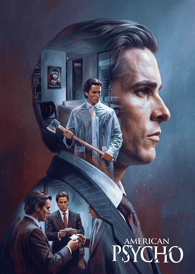 American Psycho Patrick Bateman Movie Poster