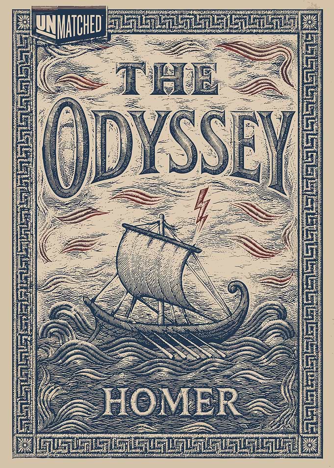 Unmatched The Odyssey Board Game Art