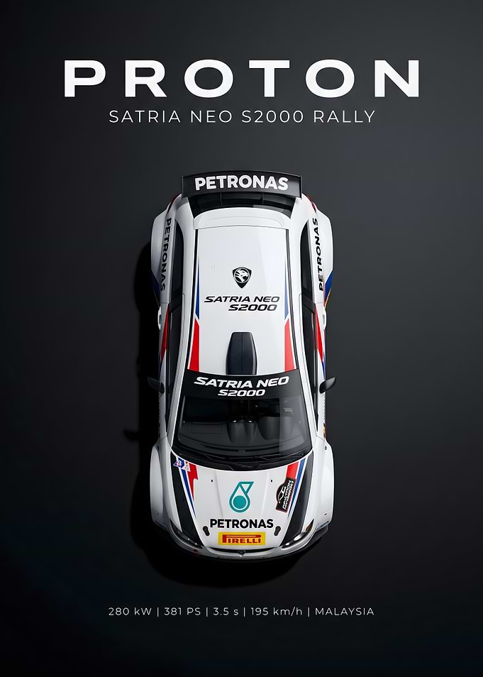 Proton Satria Neo S2000 Rally Car