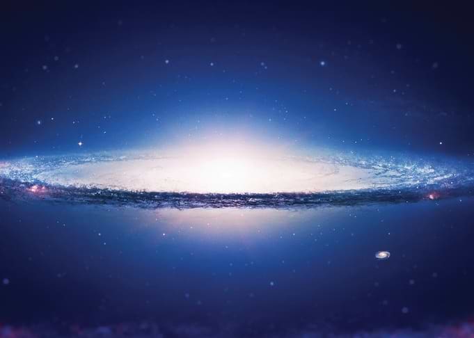 Spiral Galaxy in Deep Space