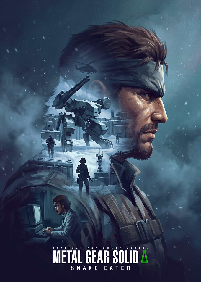 Metal Gear Solid Snake Eater Poster