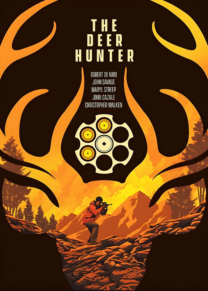 The Deer Hunter Minimalist Movie Poster