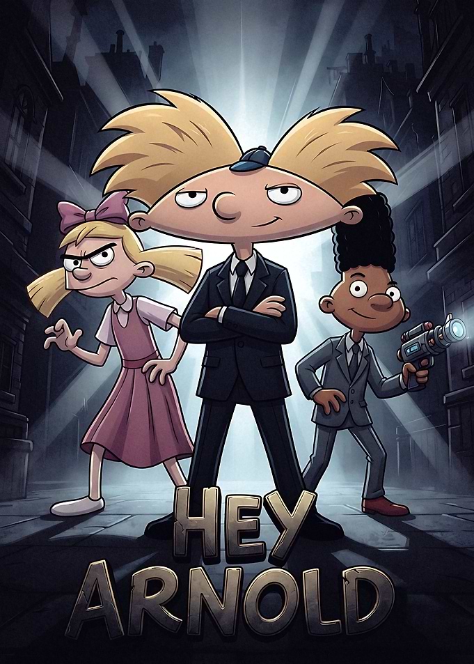 Hey Arnold Men in Black Parody