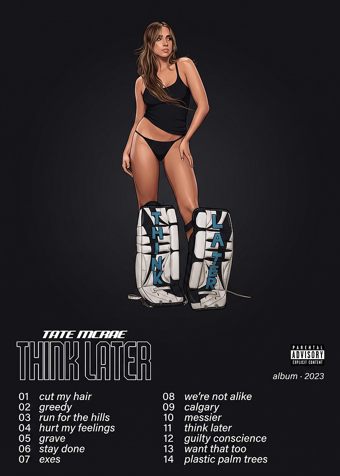 Tate McRae Album Tracklist Portrait