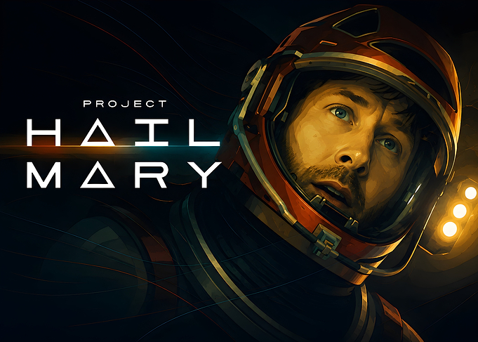 Project Hail Mary Astronaut Poster