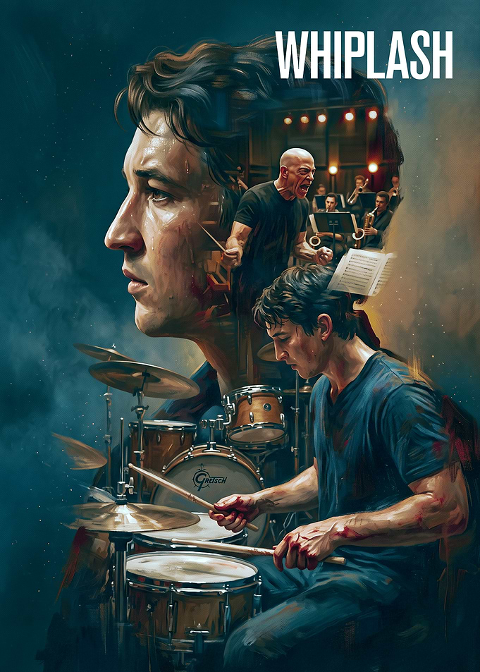 Whiplash Movie Poster Art
