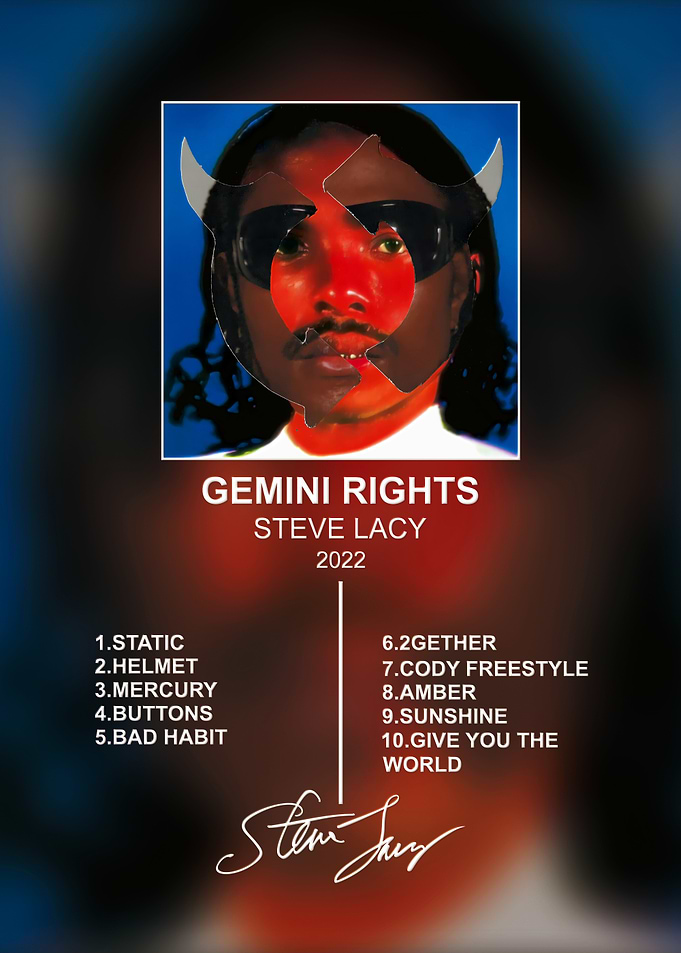 Steve Lacy Gemini Rights Album Poster