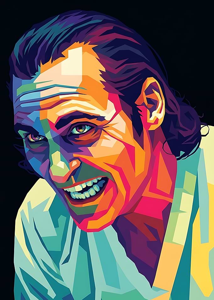 Jack Torrance WPAP Pop Art Portrait