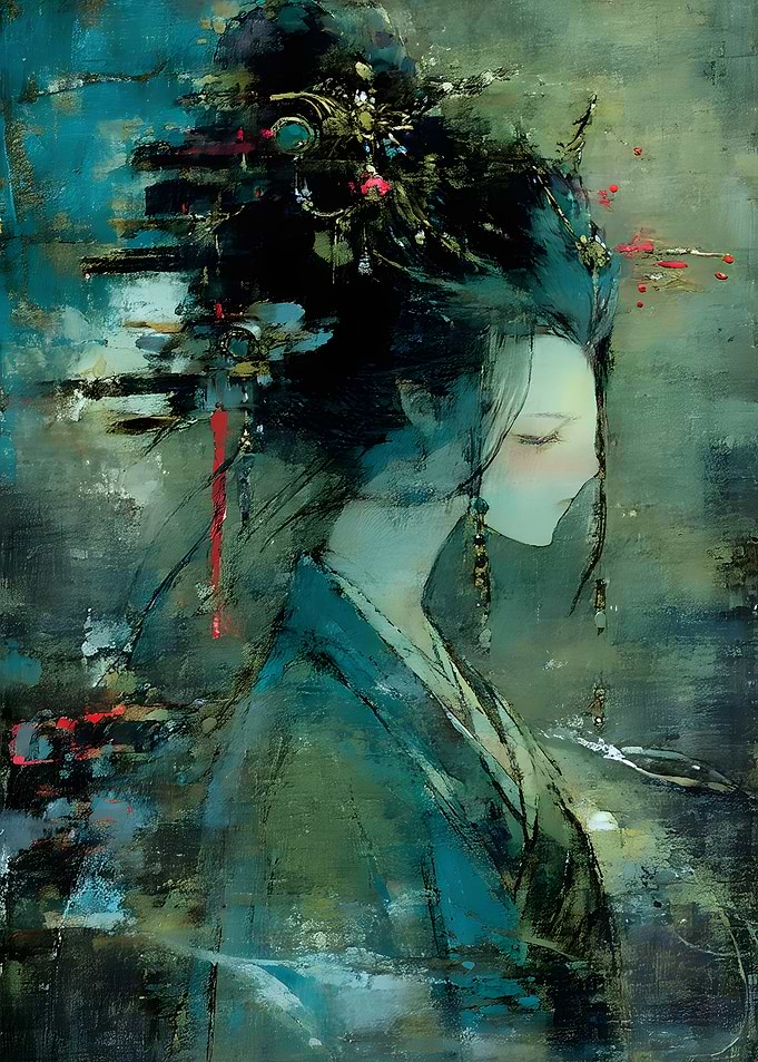 Ethereal Portrait of an Asian Woman