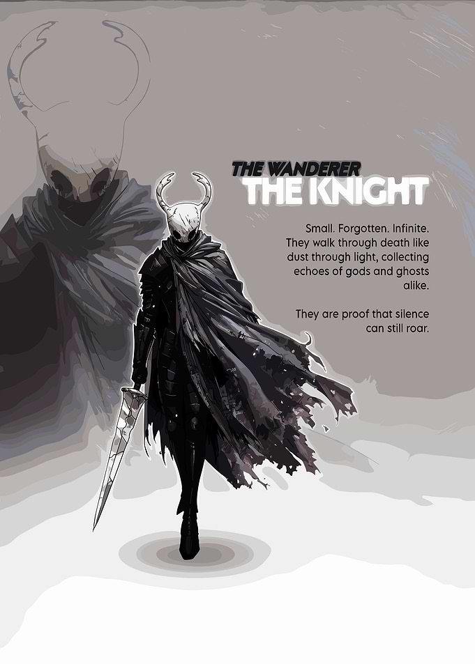 Hollow Knight The Wanderer Poster