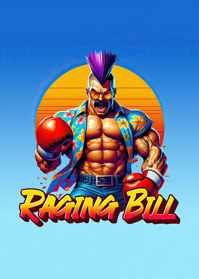Raging Bill Boxer Character Art
