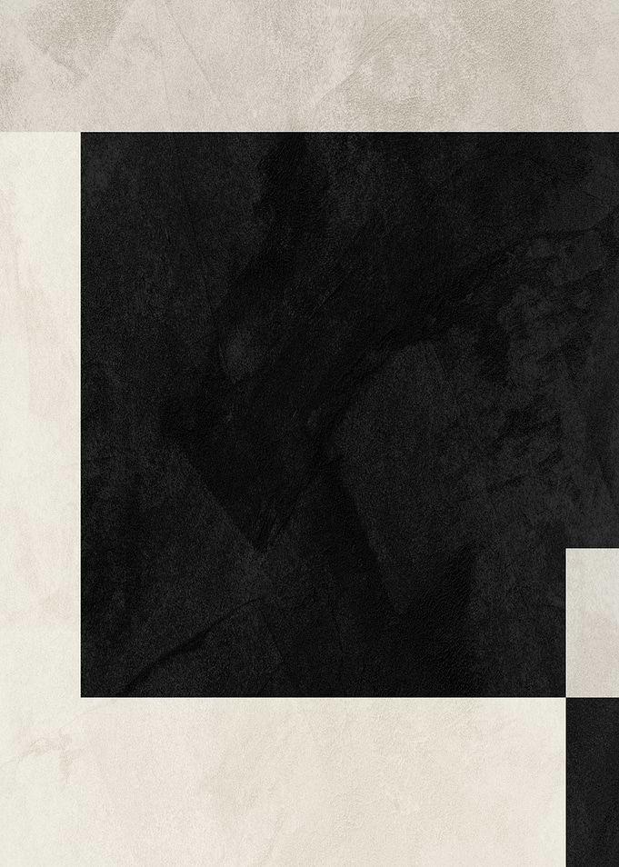 Minimalist Black and Beige Geometric Art