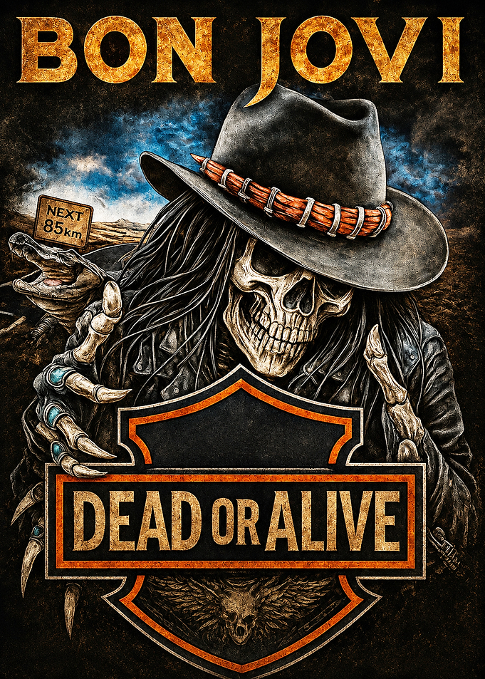 Bon Jovi Dead or Alive Poster