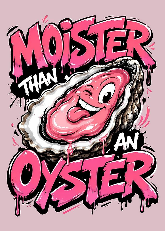 Moister Than An Oyster Graphic