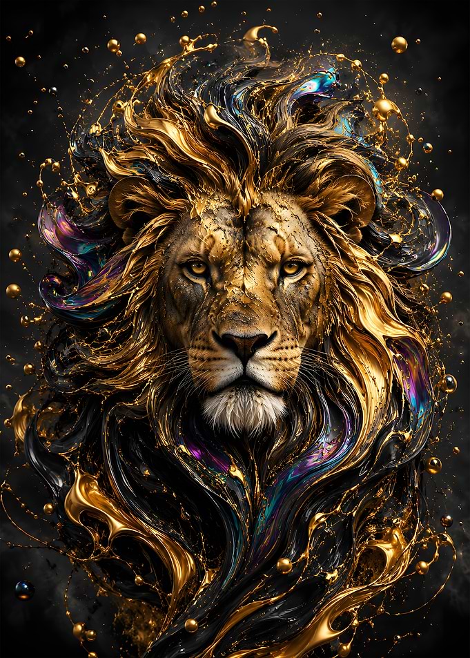 Magma Mane Majestic Lion