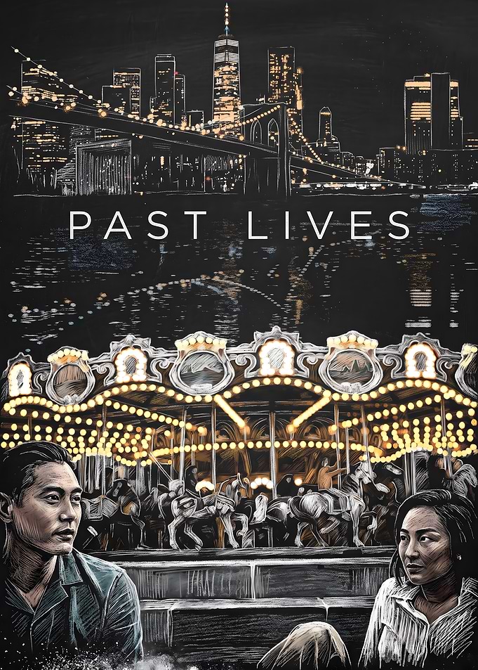 Past Lives Movie Poster Art