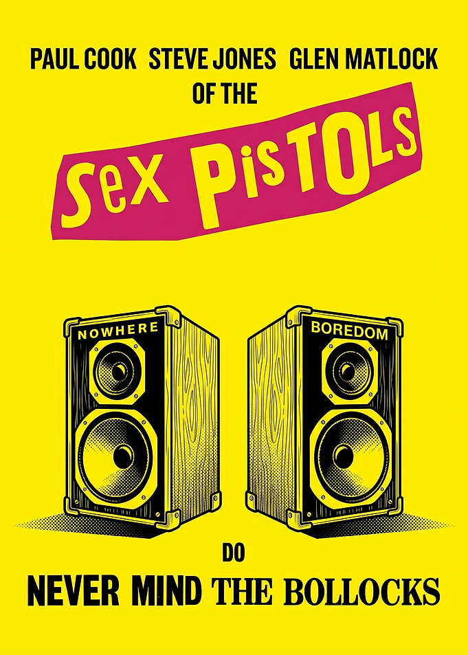 Sex Pistols Punk Rock Illustration