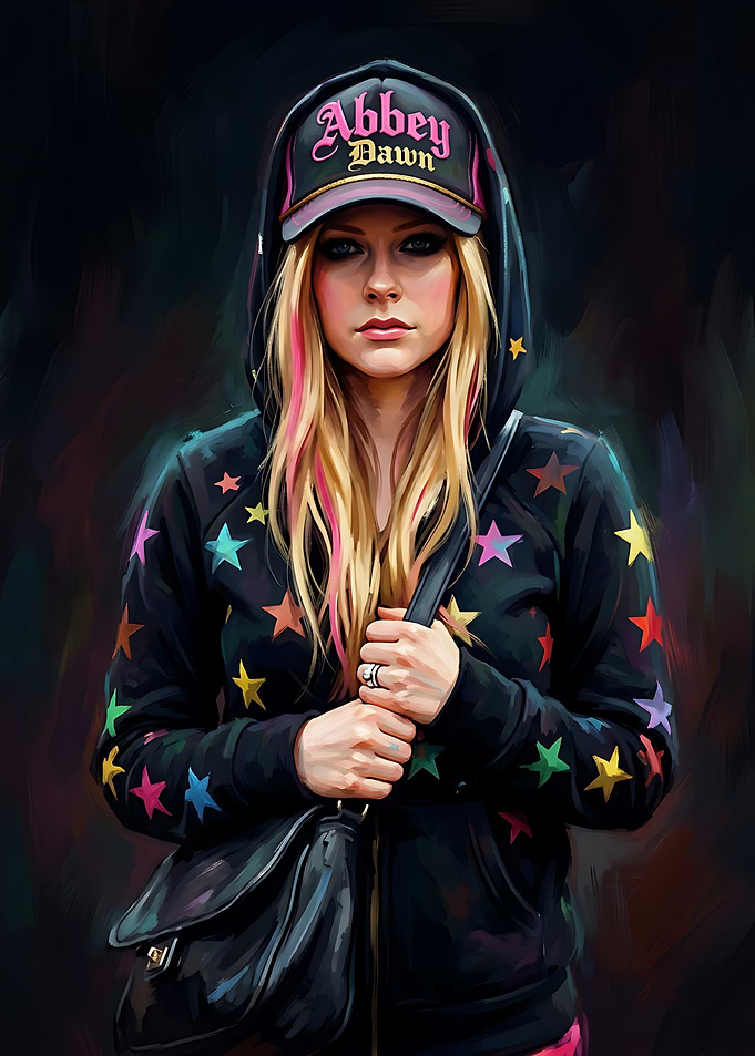 Avril Lavigne in Abbey Dawn Hoodie